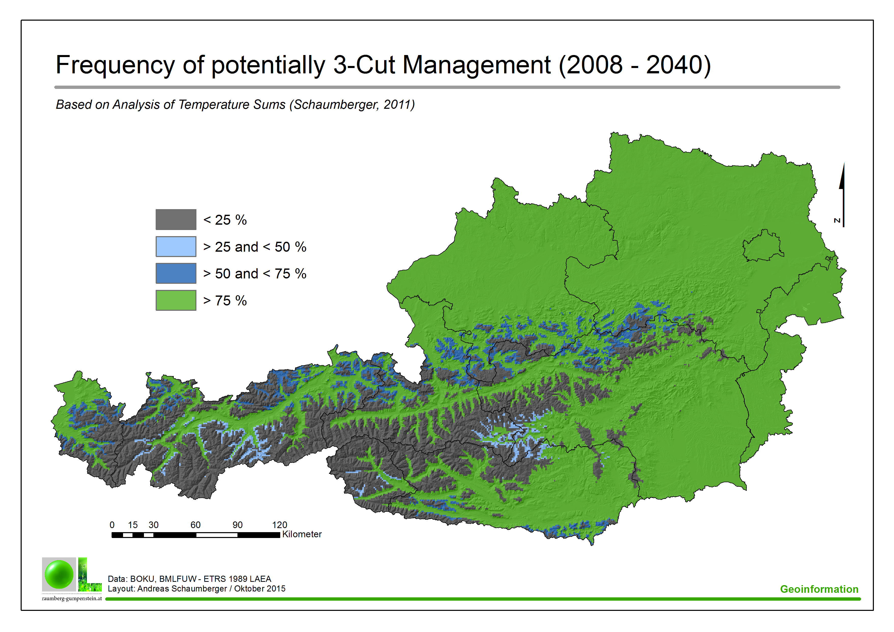 Frequency of 3-Cut Management 2008-2040